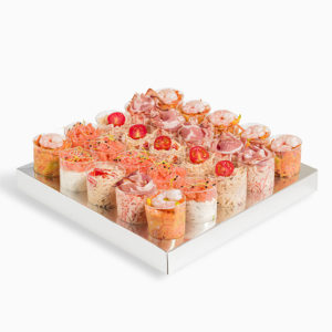 Mini verrines salées assorties