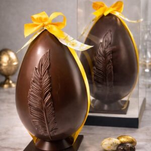 OEUF GARNI Bonbonnière NOIR