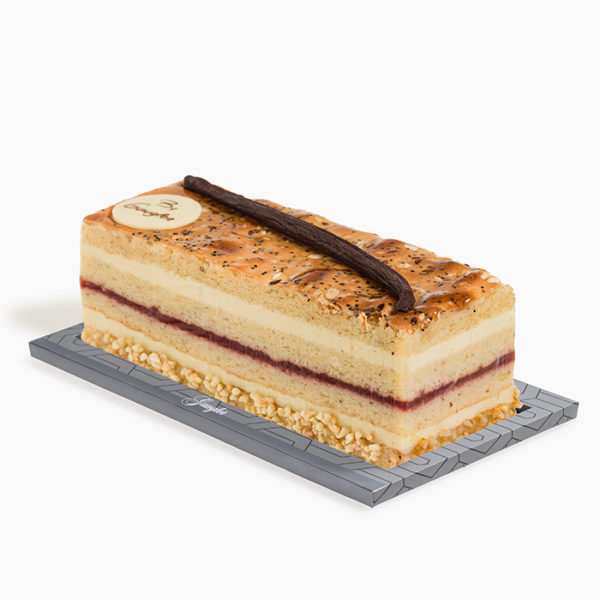 Cake vanille fraise (sans gluten)